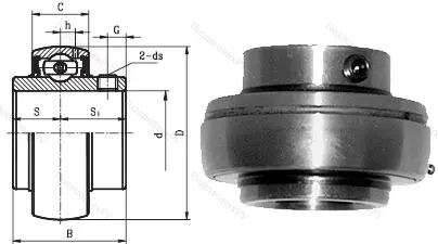 Корпусный подшипник UC 211 в Владикавказе