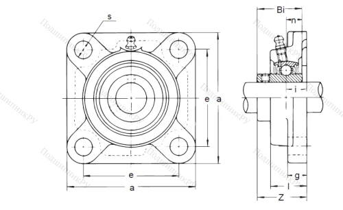 Подшипниковый узел UCF 216 в Владикавказе