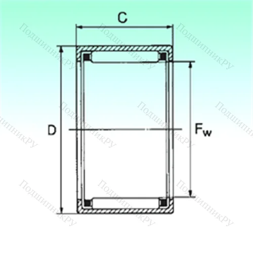 Подшипник игольчатый радиальный HK 2524