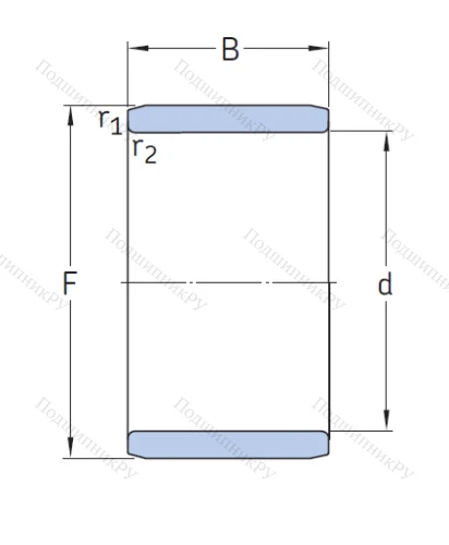 Игольчатый подшипник внутреннее кольцо IR 20x25x20.5 от производителя  SKF