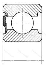 Подшипник  6319-RS (160319) 
