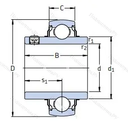 Корпусный подшипник YAR 205-2RF в Владикавказе