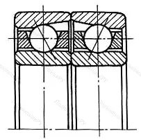 Модификация подшипника 5-366318Е1Ш2 размер 90x190x86