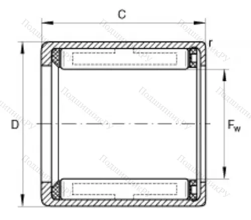 Подшипник обгонной муфты обгонная муфта HF 3020- L 564 в Владикавказе