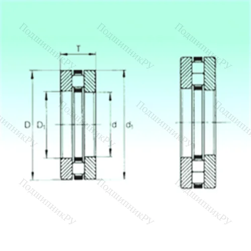 Подшипник роликовый упорный 89318-M