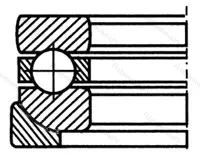 Подшипник  53317+U 317 (18317) 
