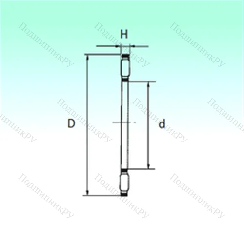 Подшипник игольчатый упорный AXK 6590
