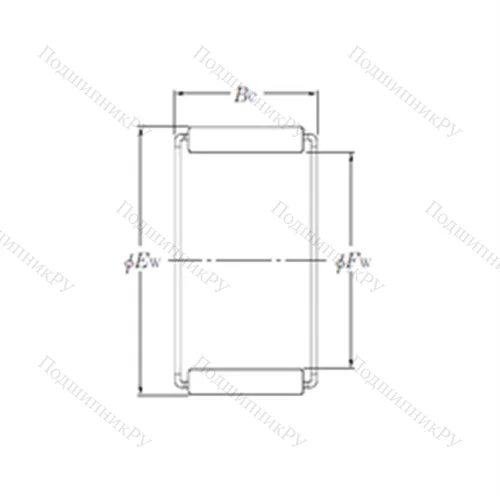 Подшипник игольчатый радиальный PCJ 243016