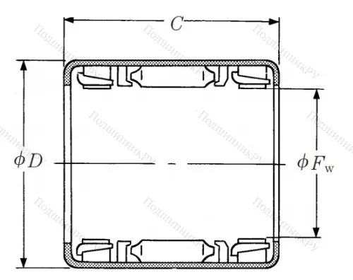 Подшипник обгонной муфты обгонная муфта FCB 20 в Владикавказе