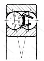 Модификация подшипника 1320Л размер 100x215x47