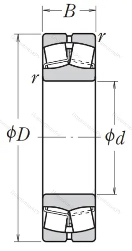 Сферический роликовый подшипник 22209 EAE 4 от производителя  NSK