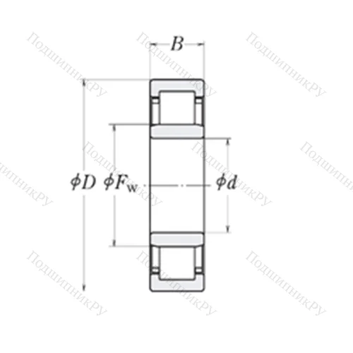 Подшипник роликовый радиальный MMRJ 5