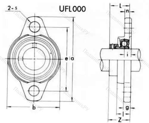Подшипниковый узел UFL 006 (ASAHI) в Владикавказе