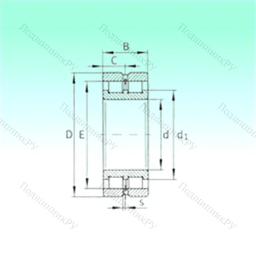 Подшипник роликовый радиальный SL 024964