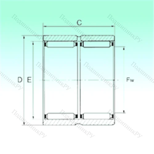 Подшипник игольчатый радиальный RNAO 35x45x26 - ZW