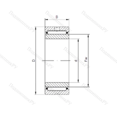 Подшипник игольчатый радиальный NA 59/22