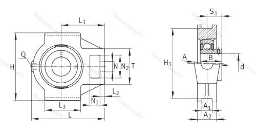 Подшипниковый узел PTUEY 25-XL в Владикавказе