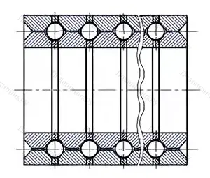 Модификация подшипника 128723 размер 115x205x570 МПЗ