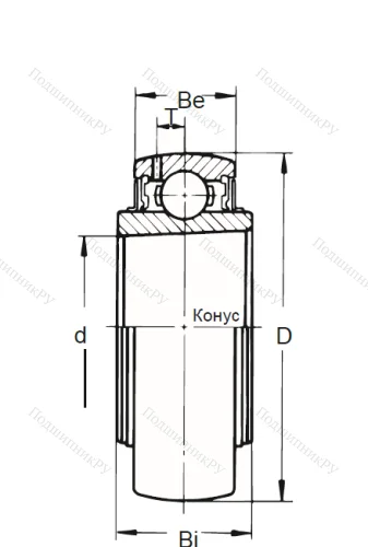 Корпусный подшипник UK 309 в Владикавказе