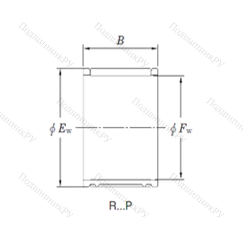 Подшипник игольчатый радиальный 18R 2222P