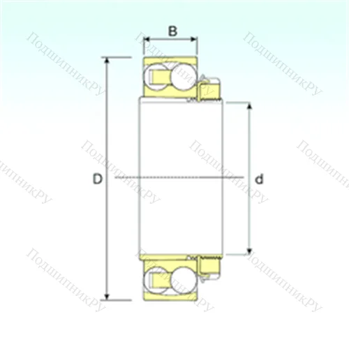 Подшипник шариковый радиальный самоцентрирующийся 1209 KTN 9+H 209