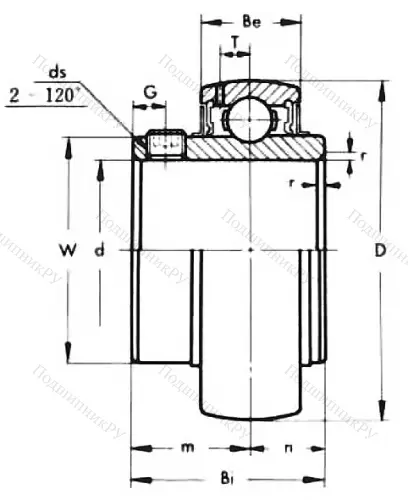 Корпусный подшипник UC 204-12 в Владикавказе