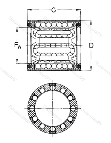 Подшипник LBBR 25-2LS в Владикавказе