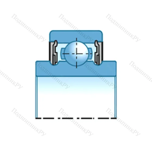 Подшипник шариковый радиальный DG 3572DWAK