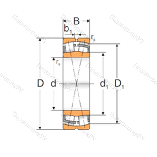Подшипник роликовый радиальный самоцентрирующийся 22230 ACMW 33