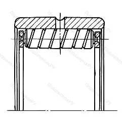 Модификация подшипника 35914 размер 68x100x34