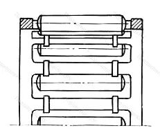 Подшипник  464801 (K 12x15,2x16,8) размер 12x15,2x16,8
