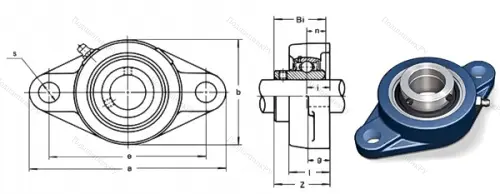 Подшипниковый узел UCFL 211 в Владикавказе