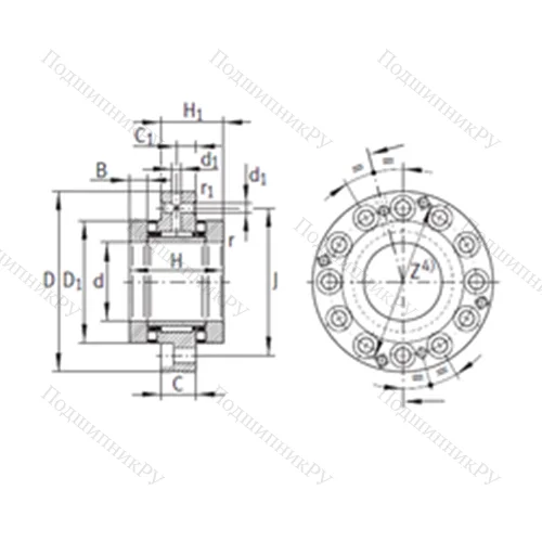 Подшипник комбинированный ZARF 40100-TV