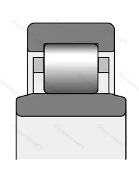 Модификация подшипника А-672719Т1 размер 95x180x30/33