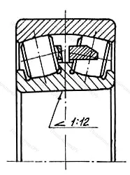 Модификация подшипника 113524 размер 120x215x58 ГПЗ-34