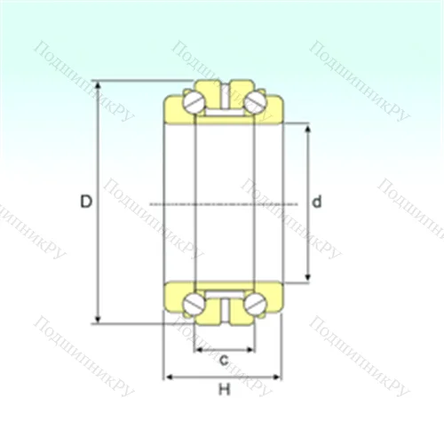 Подшипник шариковый упорно-радиальный 234915
