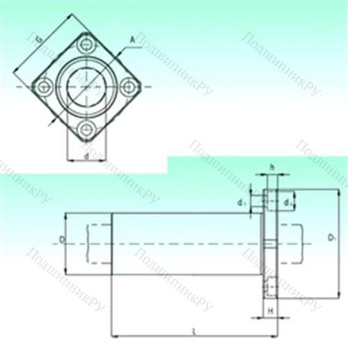 Подшипник шариковый линейный KBKL 20-PP
