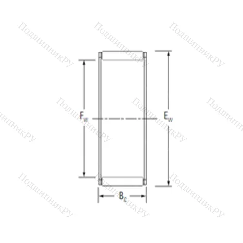 Подшипник игольчатый радиальный K 60X 65X 27FH