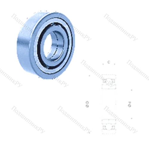 Подшипник шариковый радиально-упорный QJ 309FM/C 3