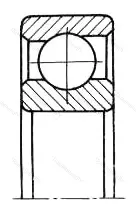 Подшипник 309 размер 45x100x25 от производителя  SKF