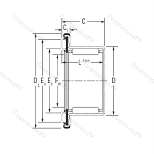 Подшипник комбинированный RAXF 725