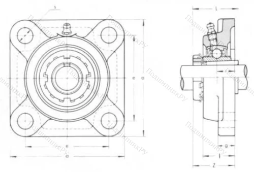 Подшипниковый узел UKF 208 в Владикавказе