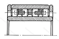Подшипник  6462164 (NNU 6064) размер 320x480x290