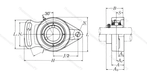 Подшипниковый узел UCFA 210 NSK в Владикавказе