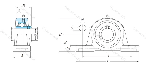 Подшипниковый узел UCP 208 J в Владикавказе