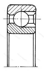 Модификация подшипника 970205 размер 25x52x15 от производителя  ГПЗ-2