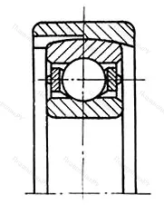 Модификация подшипника 36-670703Ю2 размер 17x47x12/14 от производителя  ГПЗ-3