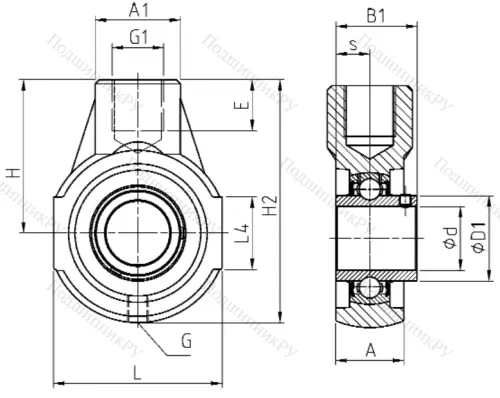Подшипниковый узел ESEHE 205 в Владикавказе