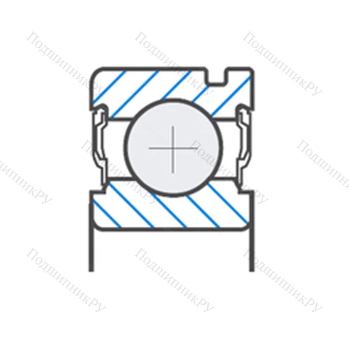 Подшипник шариковый радиальный DG 3585-2RKMDNSH 2C 3