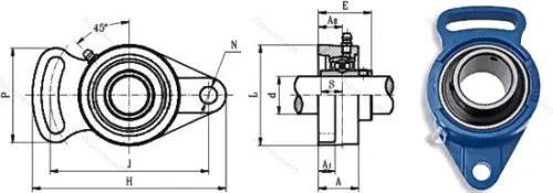 Подшипниковый узел UCFA 205 в Владикавказе